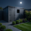 9x7 Pent Composite Shed Tanalised (Single Door, With Windows) 3