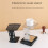 Coffee Scale Bracket Waterproof Coffee Extraction Rack Stainless Steel Scale Rack Electronic Scale Elevation Rack Black 4