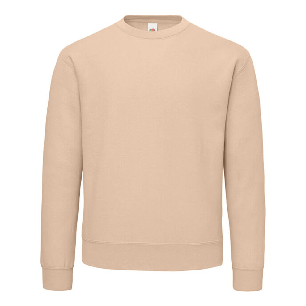 Fruit Of The Loom (L, Desert Sand) Mens Supercotton Sweatshirt