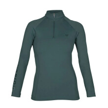 (3XL, Green) Aubrion Womens/Ladies Eltar Quarter Zip Base Layer Top