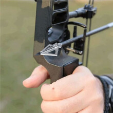 24 StüCk Jagd Spitzen Aus Metall für das BogenschießEn, 100 Grain, 3 Klingen, Pfeil Spitzen, Kompatibel mit Armbrust und Verbindung Bogen