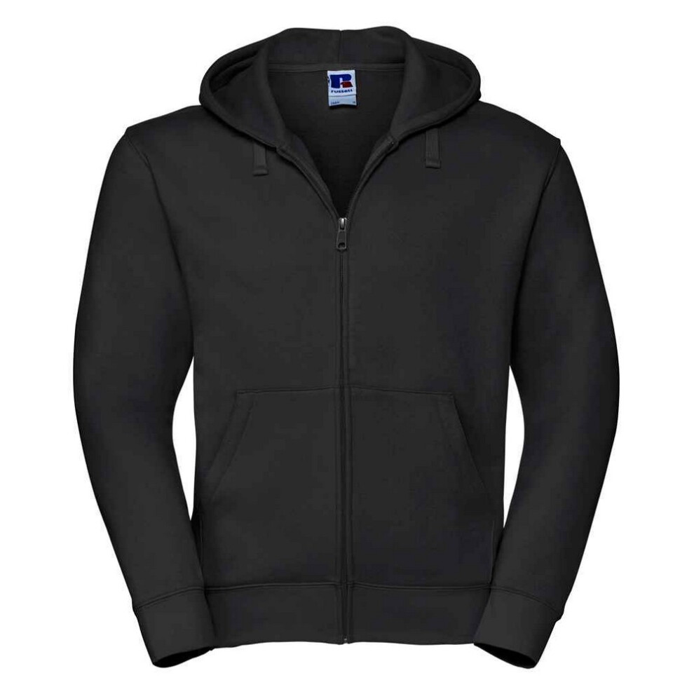 Russell (Xxl, Black) Mens Authentic Hooded Sweatshirt