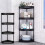 4-Tier Standing Shelf Triangular Curved Corner 1 1
