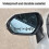Christian Rear View Mirror Sticker Pink White 2pcs 5