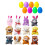 Easter Eggs with Mini Animal Plush Toys 12-Pack 1