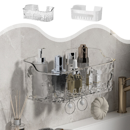 Boîte de rangement cosmétique transparente murale Msgweeeg