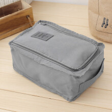 Reisschoenorganizer tas grijs 12x8x5 inch