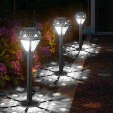 Solar tuinverlichting IP65 waterdicht wit