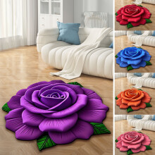 3D bloemenkleed voor binnen en buiten, zacht en antislip, 160x230 cm