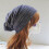 Lässige Damen-Strickmütze mit Satinfutter 6