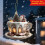 Coffee Cup Ornament Acrylic Snow House 2D Shape 1