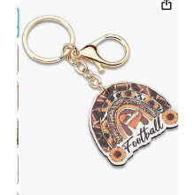 Sports Keychain Set Basketball Soccer Football Baseball
