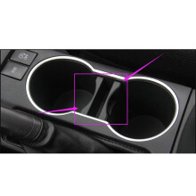 Black Center Console Cup Holder Divider Set for Toyota