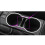 Black Center Console Cup Holder Divider Set for Toyota 1