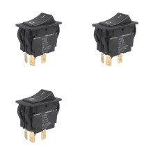 3X HY60E 4-Pins 20A 125V/250V 2HP Industriële aan-Uit-Tuimelschakelaars met Drukknop