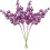 Dark Blue Glitter Berry Stems 16-Pack 7.8 Inch 1