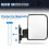 Magnetic Tractor Side Mirror 22.6 inch Adjustable ABS 5
