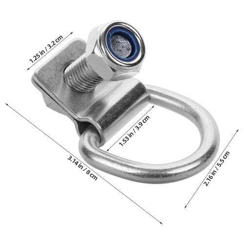 Car Trailer Hook Galvanized Iron 1 Set 8.00x5.50x0.60 cm 1