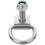 Car Trailer Hook Galvanized Iron 1 Set 8.00x5.50x0.60 cm 4
