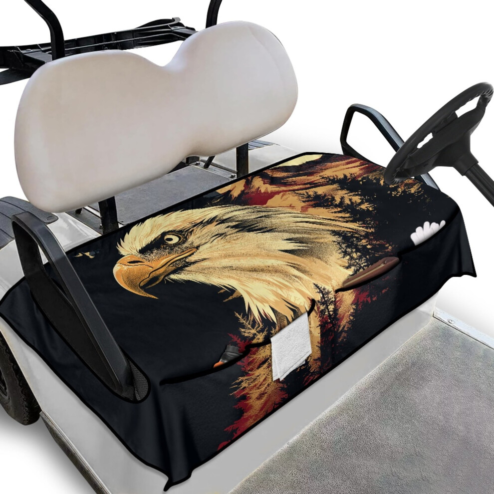 American Flag Golf Cart Seat Covers With Towel Blanket For 913466808830