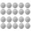 40 Pieces Gold Discs Binder Rings Plastic Book Binding Discs for Notebook and Planner Scrapbooking (Silver) 2