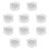 10X Kitchen Multifunctional Garlic Crusher Manual Garlic Press Roll Crusher Chopper Kitchen Gadgets Accessories White 2