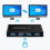USB 3.0 One-Button  Selector for 2 Computers Share 1 Keybord/Mouse/Printer/USB Flash Disk Drive(4 USB Devices) 8