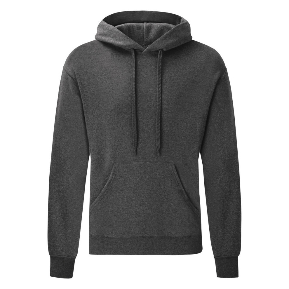 Fruit Of The Loom (Xl, Dark Heather Grey) Mens Classic Heather Hoodie