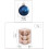 Christmas Tree Baubles Beige 1.51 Inch 12 Pcs 7