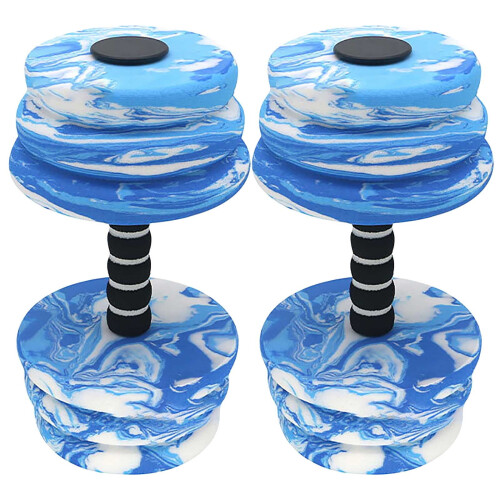 Water Dumbbells for Pool Aerobics Foam Resistance 2-Pack 1