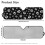 Foldable Pet Paws Windshield Sun Shade for Jeep Wrangler TJ 7