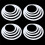 Drum Stop Schwingspule, Silent Drum Pad, Drum Damperner Ring Percussion Instrument ZubehöR Drum Tools 2
