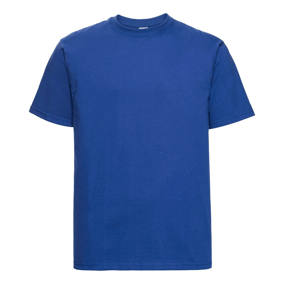 Russell (Xl, Bright Royal Blue) Mens Classic Combed Cotton Heavyweight T-Shirt