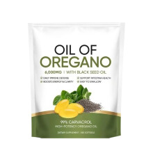 6000Mg Softgels with Black Seed Oil – Organic Oregano Oil Capsules for Immune