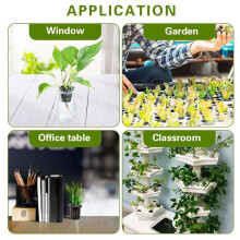 300 Paczek 1,96 Cala Kubki Siatkowe Szczelinowa Siatka Szeroka Warga Filtr RośLinny Garnek Netto Kosz Wiadro do Hydroponiki Aquaponics Orchidee