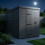 6x10 Pent Composite Shed Tanalised (Single Door, No Windows) 3