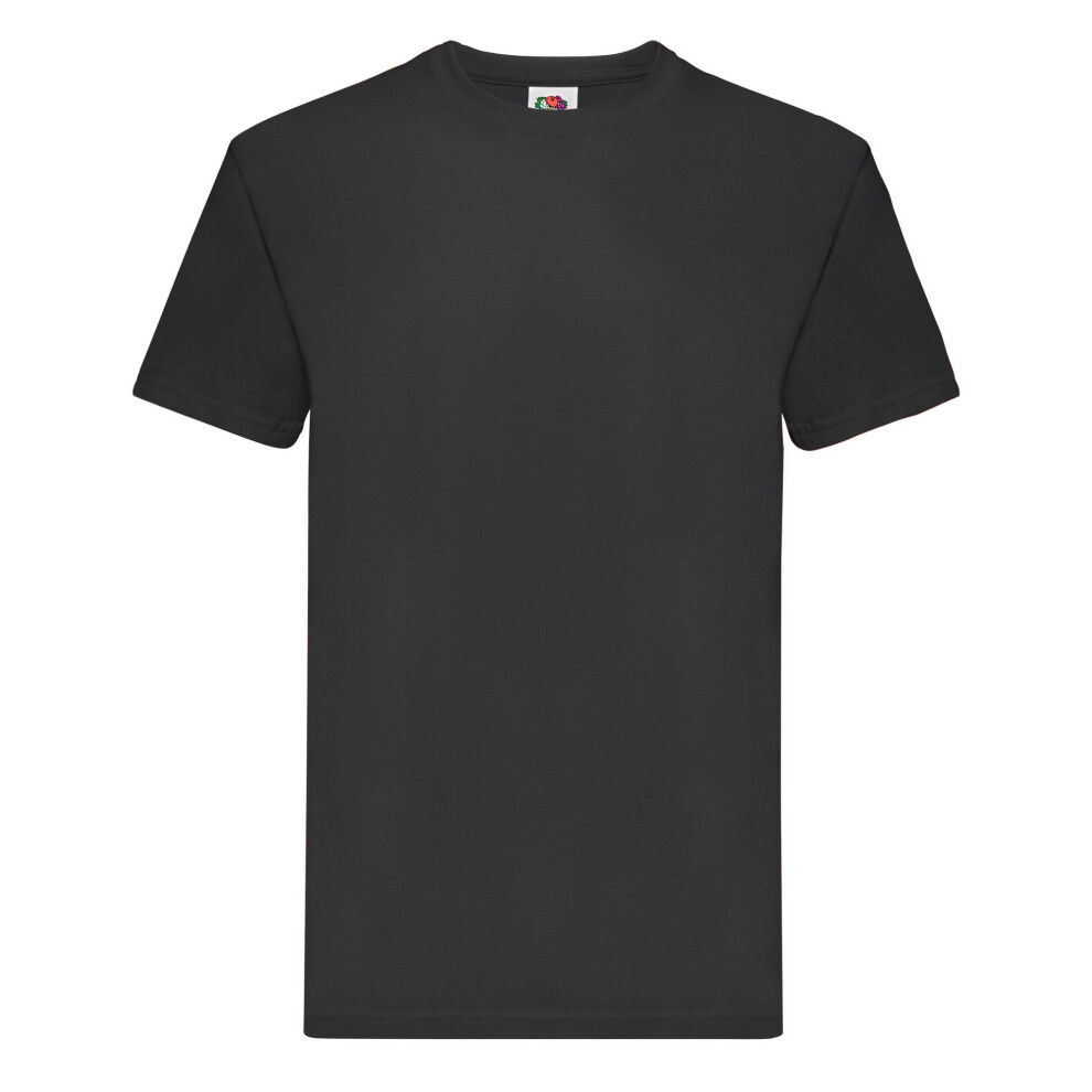 Fruit Of The Loom (Xxl, Black) Mens Super Premium T-Shirt