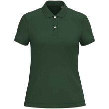 (M, Forest Green) Native Spirit Womens/Ladies Pique Polo Shirt