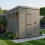 6x10 Pent Composite Shed Tanalised (Single Door, With Windows) 1