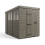 6x10 Pent Composite Shed Tanalised (Single Door, With Windows) 2
