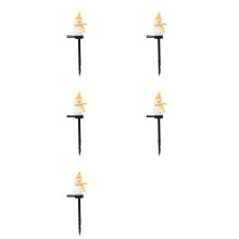 5X Christmas Decorations Solar Lights Outdoor Garden Decor Snowman-Christmas Ornaments Solar Powered Garden Decor A