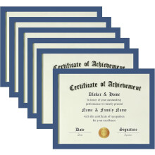 Navy Blue Wood Composite Picture Frame 8x10 6 Pack