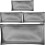 Microphone Bag Scratch Resistant Rectangular Zipper 4 pcs 1