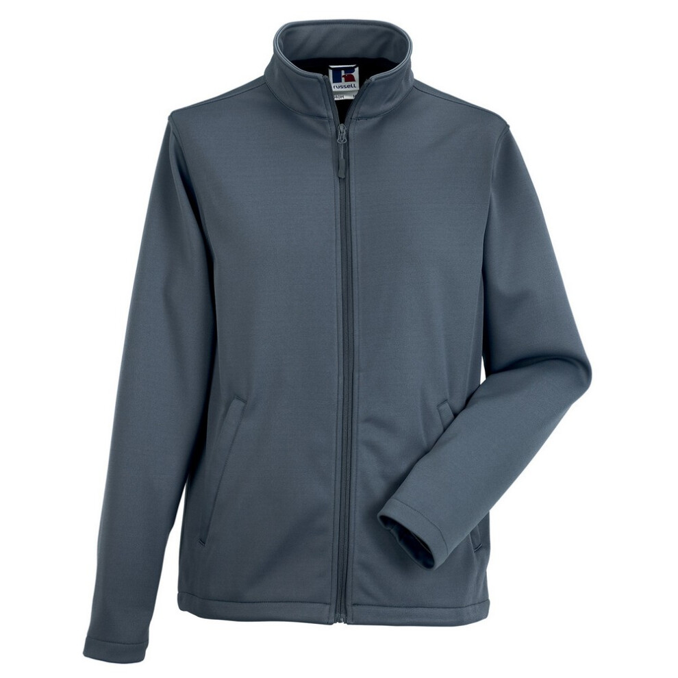 Russell (Xl, Convoy Grey) Mens Smart Soft Shell Jacket