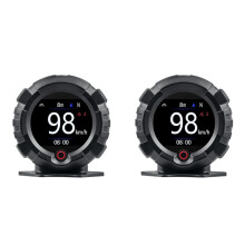 2X X95 Car GPS Slope Meter Digital Display Inclinometer Speedometer Off-Road Car Pitch Slope Angle Meter
