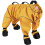 Dog Snowsuit with Waterproof Boots Yellow XS 1
