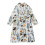 Flannel Robe Women's Winter Fleece Bathrobe with Print 1