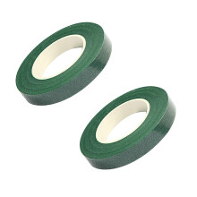 Fita adesiva floral verde, fita de papel para projetos DIY (faça você mesmo), 1 rolo
