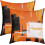 Conjunto de 2 capas de almofada abstratas 40x40cm 1