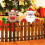 Décoration de clôture Père Noël (1 pièce) 6
